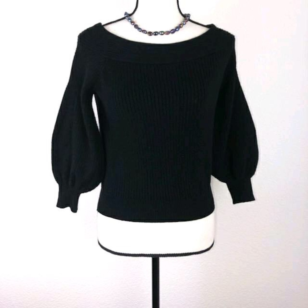 Anthropologie Moth Sweater, Black, XS FINAL PRICE